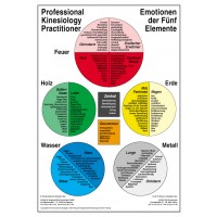 DIN A4 Chart Emotionen der Fünf Elemente